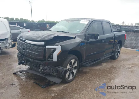 2024 Ford F-150 Lightning Platinum из США, поврежденный, VIN 1FT6W7L79RWG27607